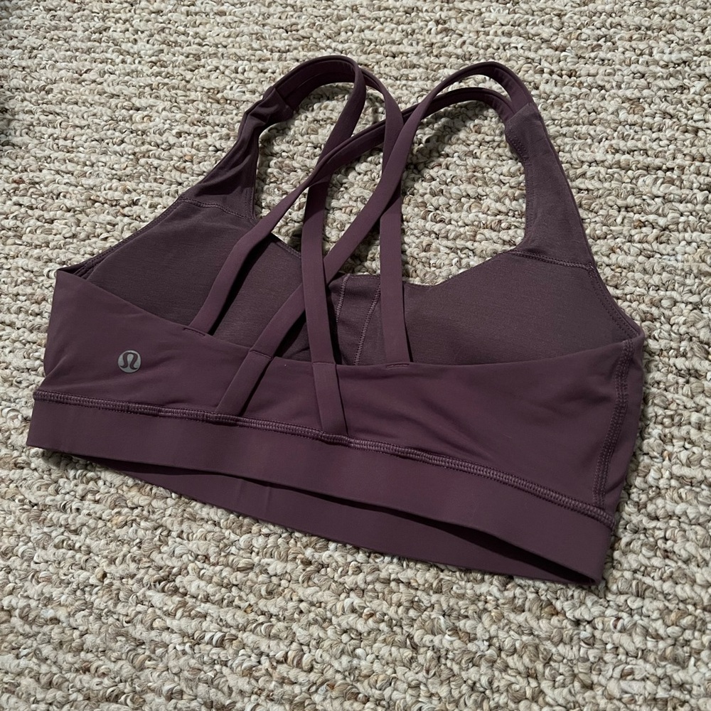 Lululemon Energy Bra - Plum 🦄